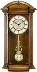Bulova C4331 Hartwick Chiming Clock, Walnut 29.75 x 14 x 5.5